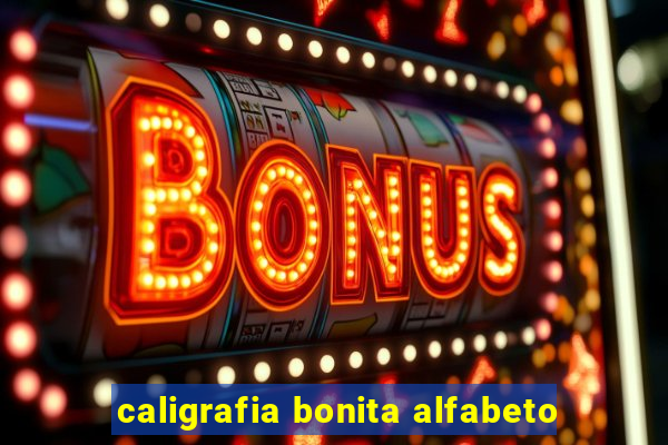 caligrafia bonita alfabeto